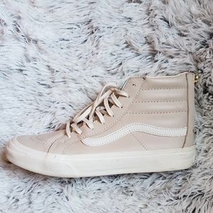 High top leather vans